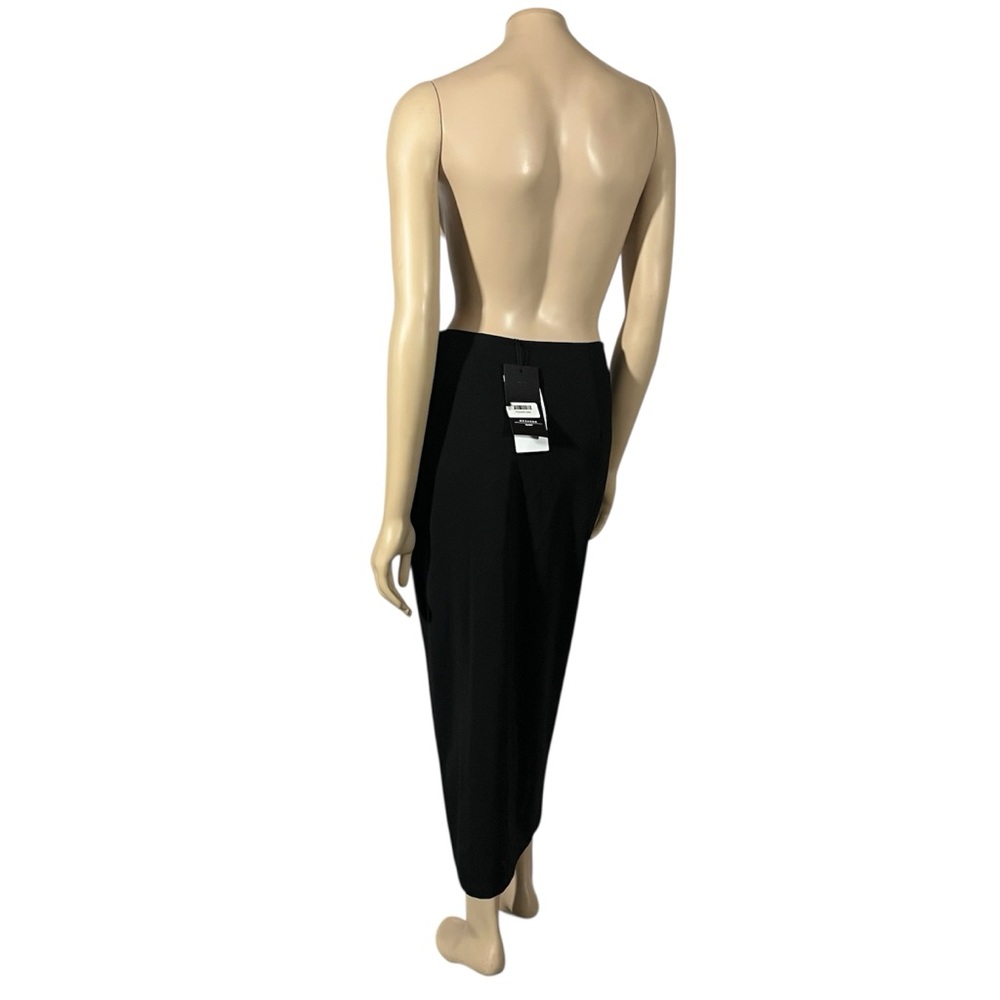 Max Mara Weekend Hans Black Jersey Midi Skirt - Picture 6 of 16